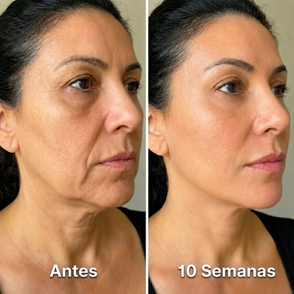 Envoltura facial de colágeno para esculpir el rostro