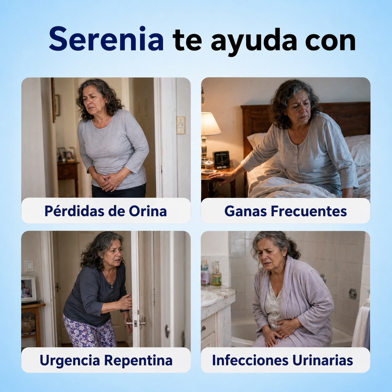 Serenia - Reduce Pérdidas, Urgencia y Levantadas Nocturnas