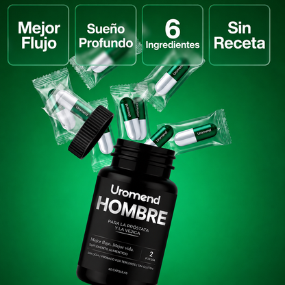 Uromend™ — Soporte Natural para la Próstata | Menos Urgencias, Más Descanso