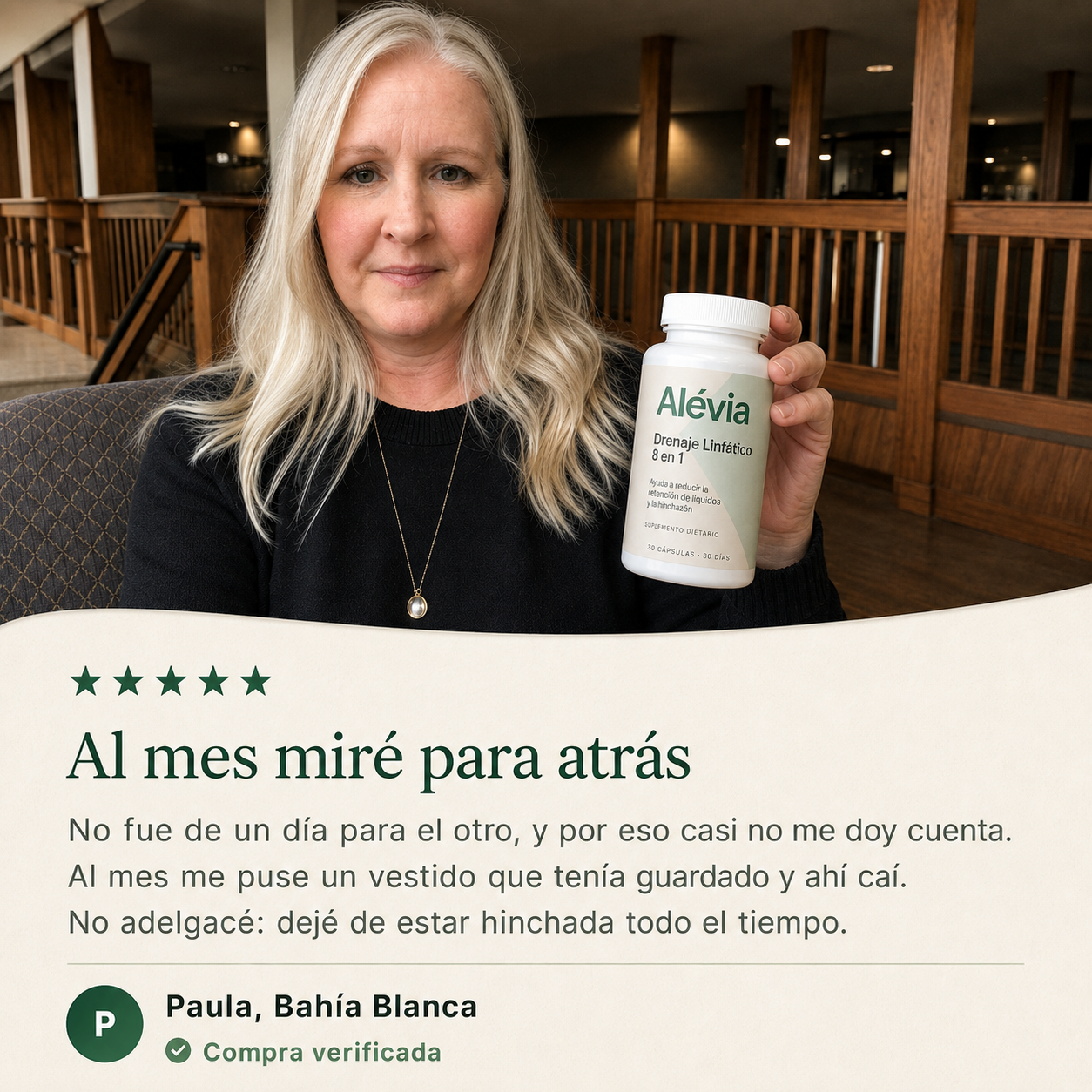 Alévia® — Drenaje Linfático 8 en 1 | Hinchazón y retención de líquidos
