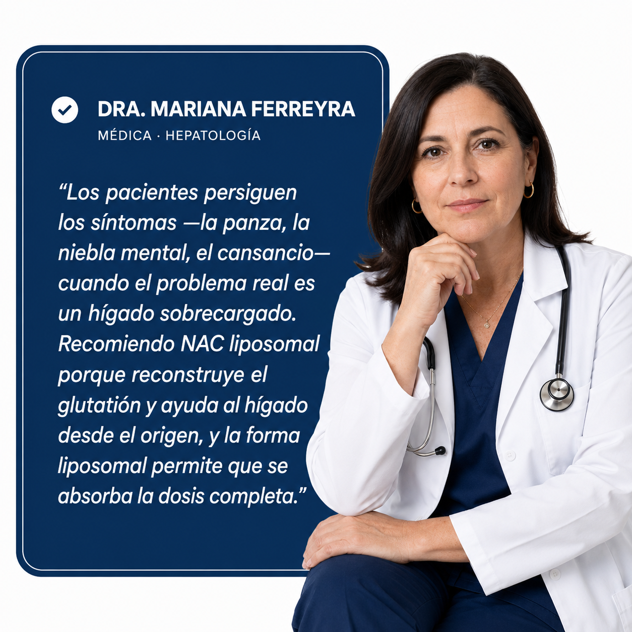 NAC liposomal: apoyo para la desintoxicación hepática y celular.