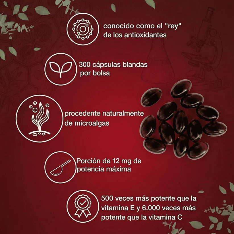 Astaxantina Natural 12mg — Si el Médico Te Dijo "Hay que Monitorear Tus Riñones", Esto Es Lo Que Puedes Hacer Tú Ahora.